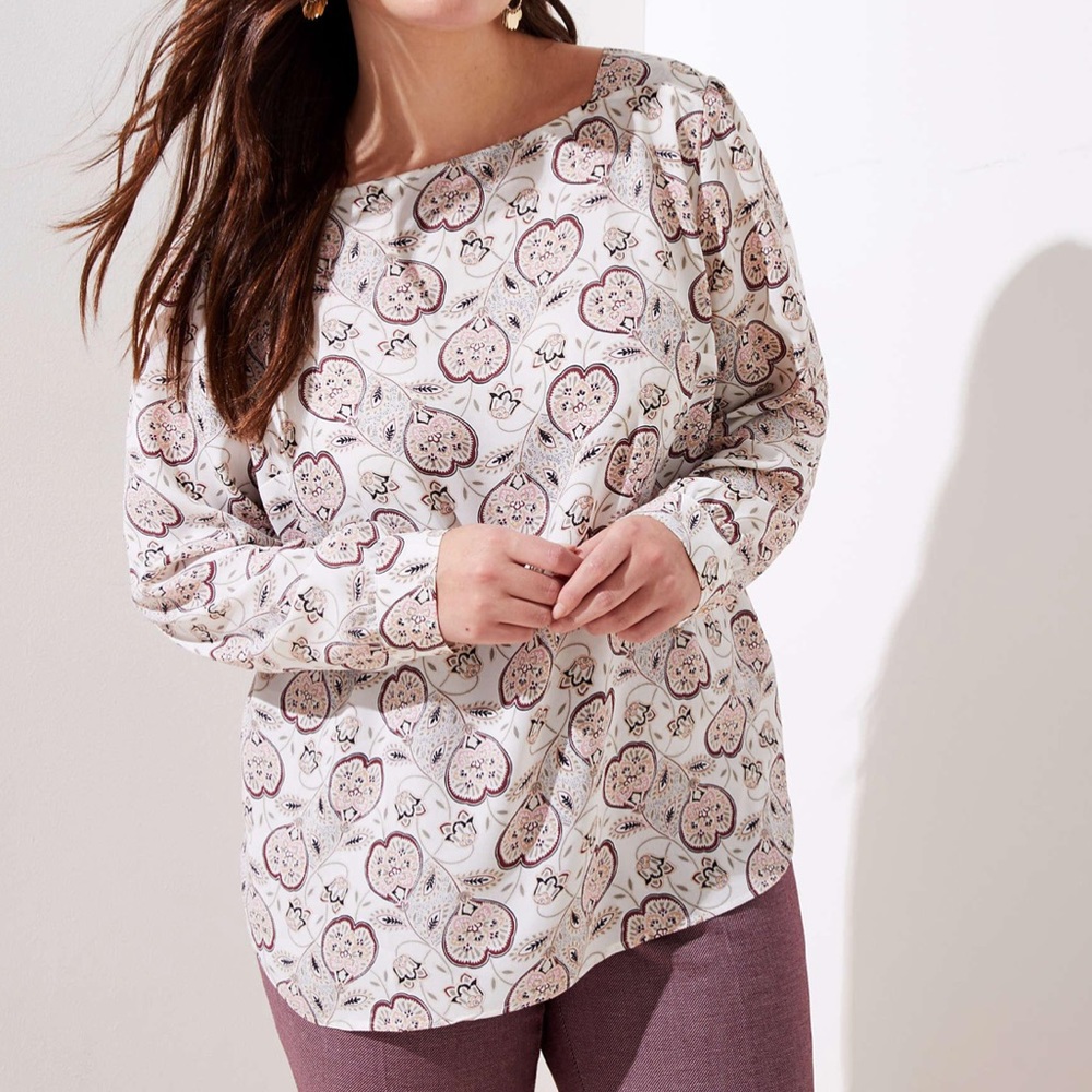 LOFT Long Sleeve Blouse